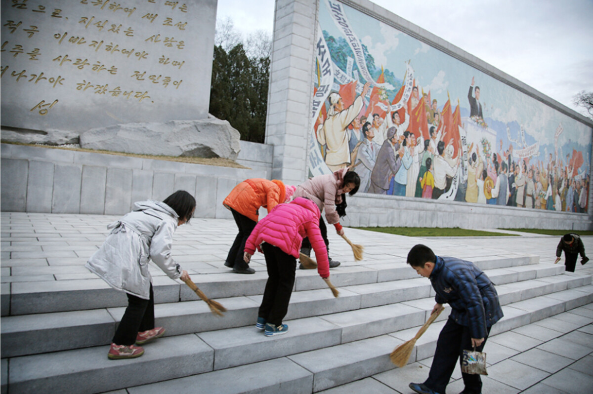 For children, learning loyalty to the leader is more important than classes