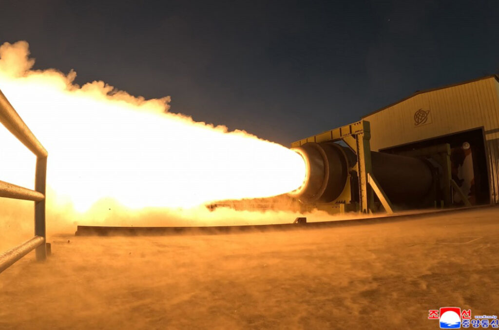 Icbm engine test | nk insider